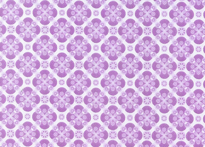 Purple Geometric Flowers Printed PPGI Coil TNF016YP